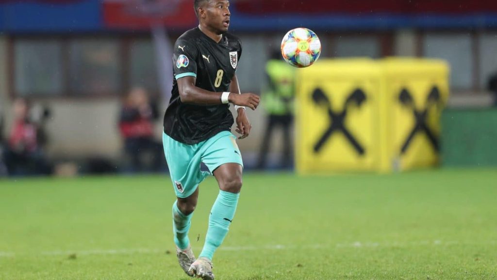 VIENNA,AUSTRIA,16.NOV.19 - SOCCER - UEFA European Championship 2020, European Qualifiers, OEFB international match, Austria vs North Macedonia. Image shows David Alaba (AUT).
Photo: GEPA pictures/ Christian Ort