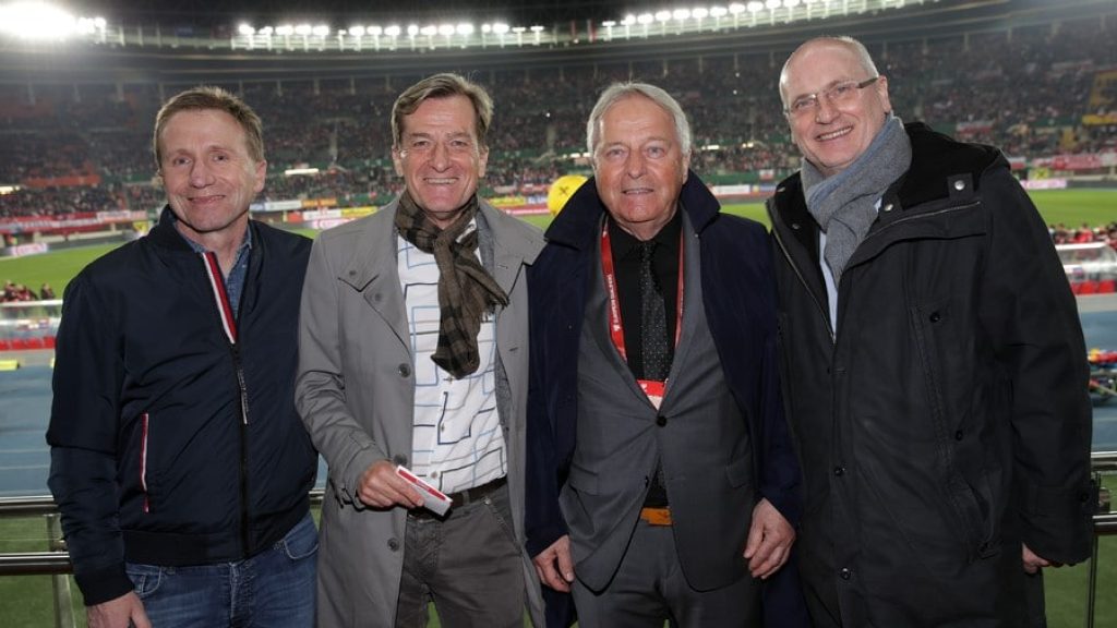 Klaus Mitterdorfer (KFV), Josef Geisler (TFV), Leo Windtner (OEFB) Wolfgang Bartosch (STFV) - (c) Gepa Pictures