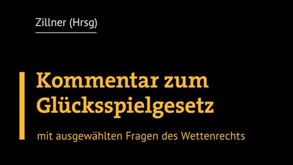 kommentar gluecksspiel gesetz zillner