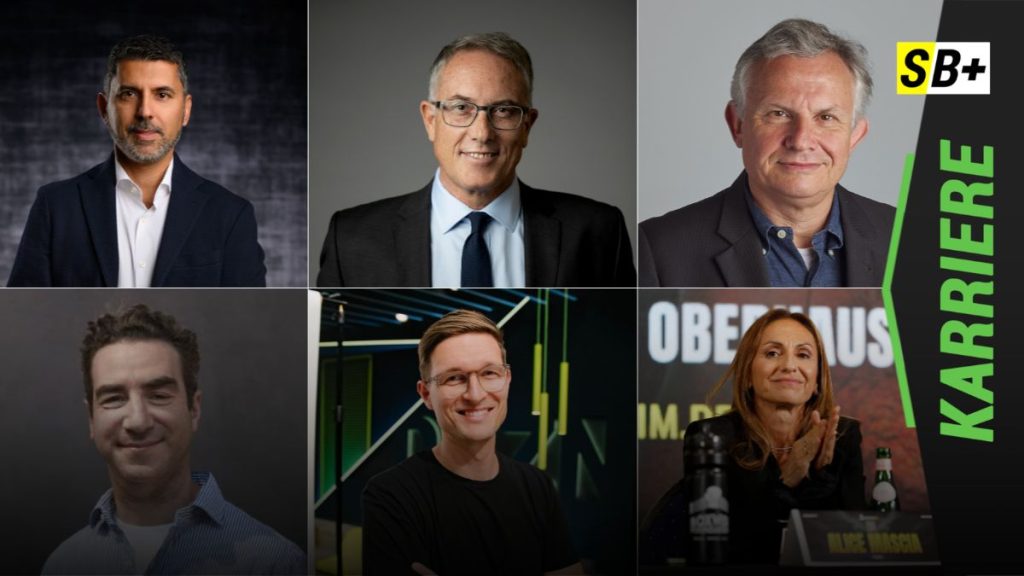 oben von links: Shay Segev, Patrick Delany, Alex Gersh | unten von links: Darren Waterman, Felix Krause (c) Dazn | Alice Mascia (c) IMAGO